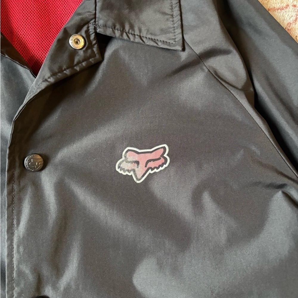 Vintage Fox Racing Spellout Light Jacket Large - Picture 4 of 6